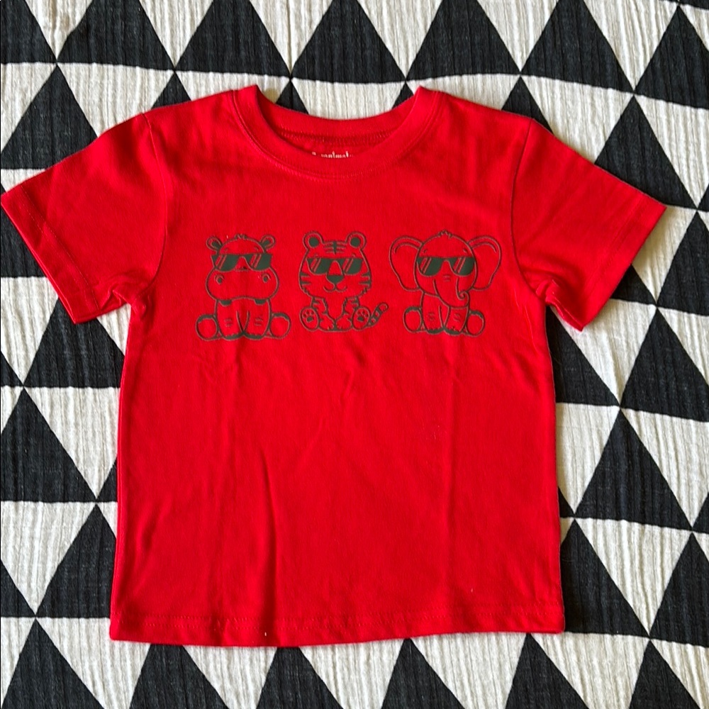 Cute animals toddler shirt